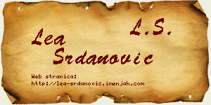 Lea Srdanović vizit kartica